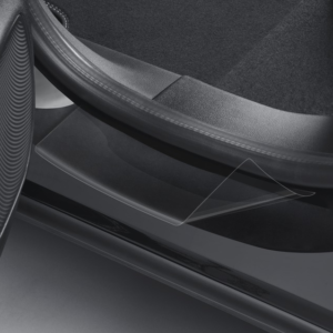 Zaščitna folija za pragove za zadnja vrata, prozorna